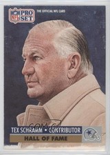 1991 Pro Set Hall of Fame Selection Tex Schramm #30 HOF 5km
