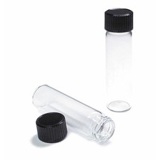 Glass Storage Bottles with Screw Top Pack of 12