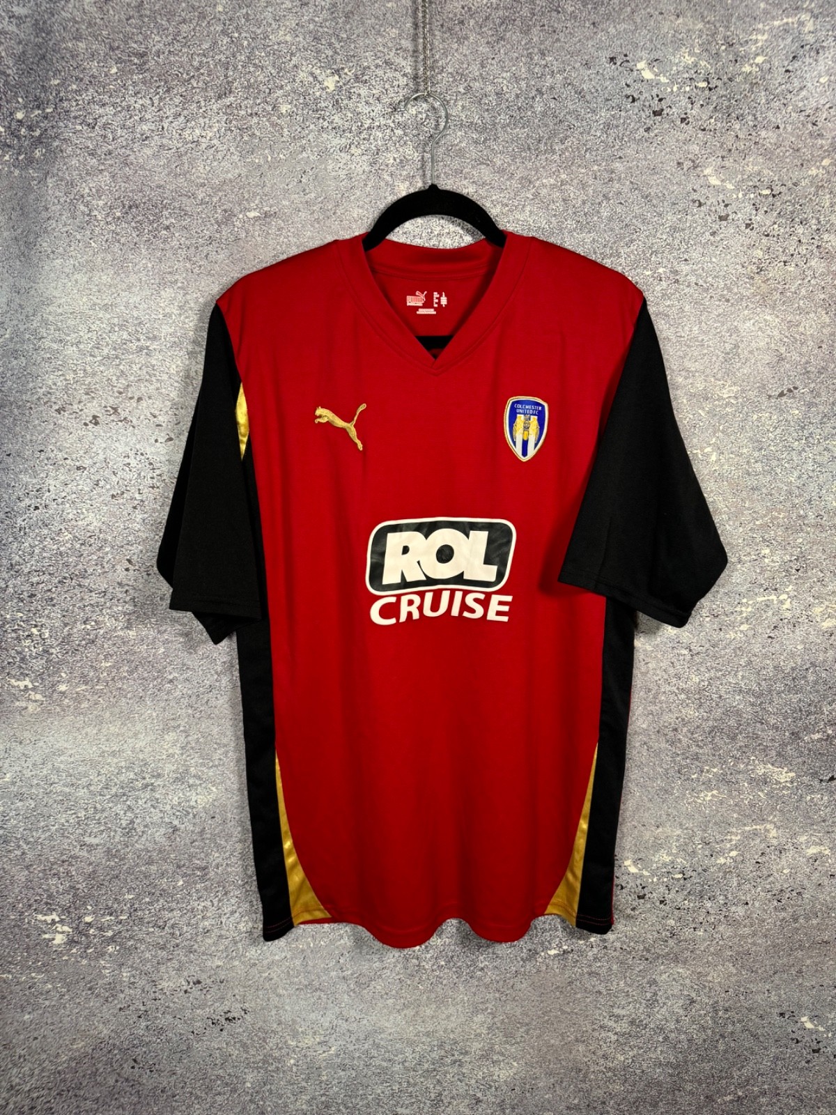 Vintage Colchester United 2010/11 Puma Soccer Jersey Large