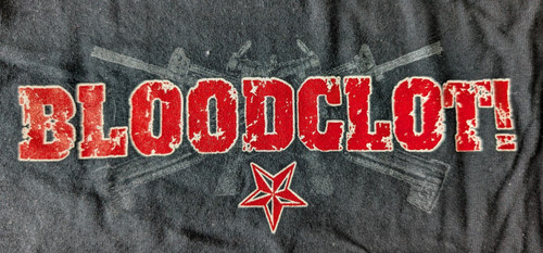 Vintage 2000s Bloodclot! Medium black t shirt Cro Mags