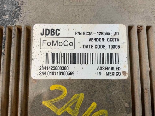 2011 Ford F350SD Transmission Control Module 6.7L TD AT 4x4 BC3A12B565JD - Picture 2 of 7