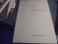 Geschäftsbericht DAT 1983