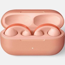 Heyday Open Ear Jewelry Wireless Earbuds w/Case Bluetooth Peach Color-Sealed Box