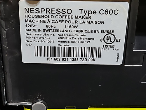 Nespresso "Pixie" C60C Limettengelb Ultrakompakte Kapsel Espressomaschine EUC Rarität - Bild 10 von 13