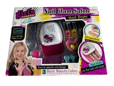 Ultimate Nail Art Studio Kit for Kids 6+ - Fun Polish, Dryer & Creative Stickers