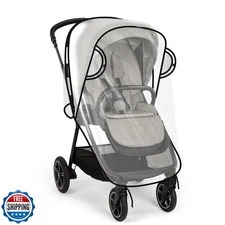 Rain Cover Compatible with Nuna Stroller - Waterproof Stroller Rain Cover, Wi
