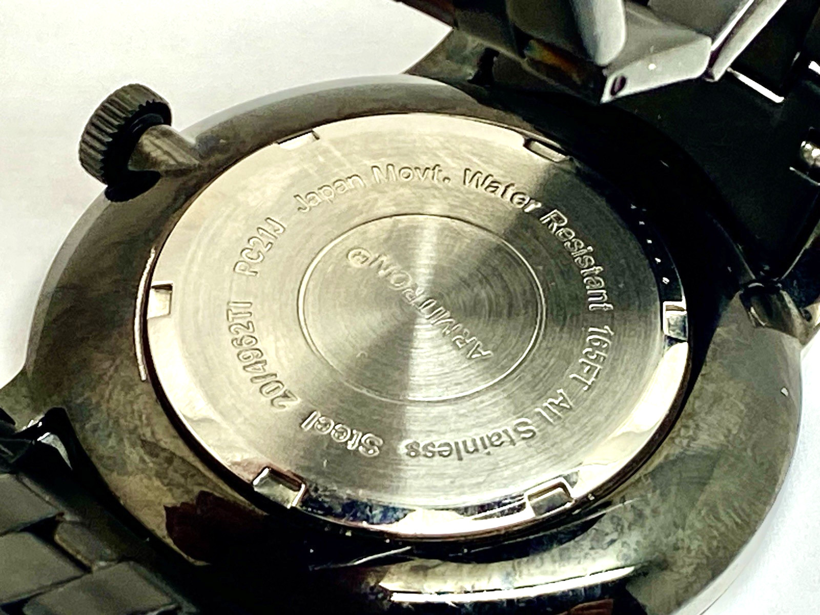 Armitron Men's Watch 20/4962TI Quartz Black Tone 42mm New Battery