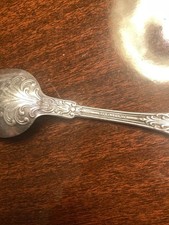 Daniel Low & Co Antique Sterling Silver Spoon Salem Mass-35 grams- 1.24 Oz-FANCY