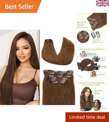 Natur aussehende Clip-In Extensions 14