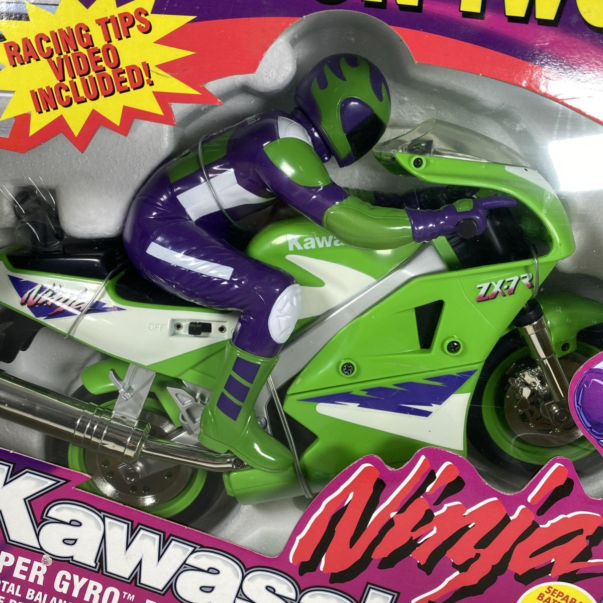 Vintage DSI Toys 1996 Ninja Kawasaki Zx-7r RC Motorcycle Vintage DSI Toys 1996 Ninja Kawasaki Zx-7r RC Motorcycle