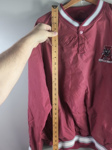 Rare 1990's Vintage STARTER Alabama Golf Windbreaker Pullover Jacket Size XL - Picture 7 of 13