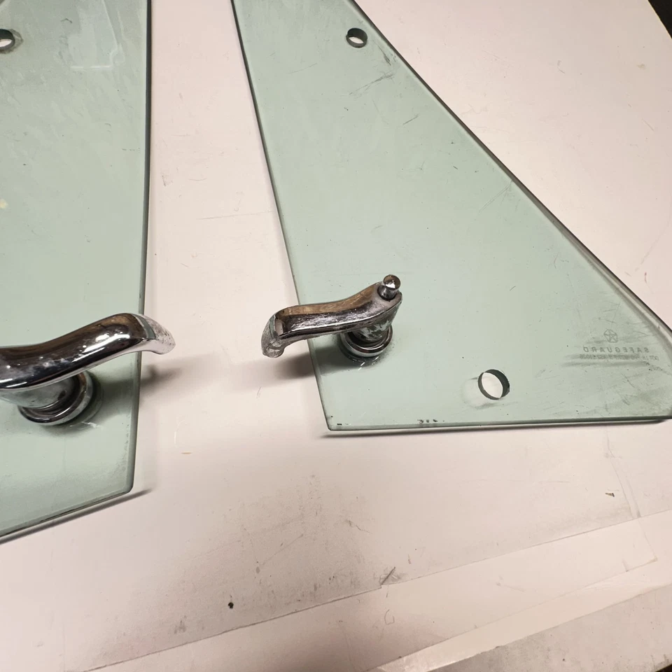 1987-1993 1st Gen Dodge Ram Ramcharger Vent Wing Window glass Pair D250 W250 Foto 3 de 4
