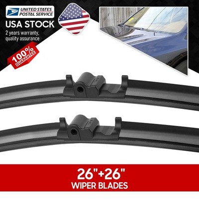 Super Clean 26''+26'' Pair Side lock Wiper Blades For Volkswagen Touareg 04-07