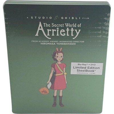 Die Geheime Welt Von Arrietty Blu-ray + DVD SteelBook 借りぐらしのアリエッティ Region A