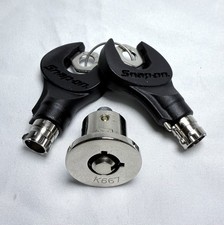 Snap On Flank Drive Lock Cylinder Key Set K667 - 2 Keys Snap On Flank Drive Lock Cylinder Key Set K667 - 2 Keys