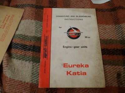  GARELLI 50 EUREKA KATIA MOTOR GETRIEBE ZERLEGUNG BEDIENUNGSANLEITUNG GRATIS P  