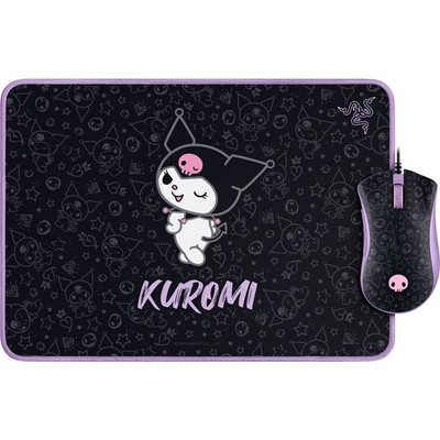 Razer DeathAdder Essential and Goliathus Mouse Mat Bundle - Kuromi