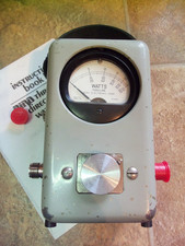 Bird 43 Thruline Wattmeter Watt Element Slug Reading Meter / VERY NICE 