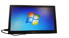 ASUS 15.6" Widescreen LED Backlight HD Portable MB168B w/ Case & USB - See Desc