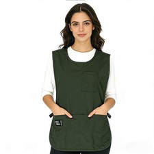 Waterproof Unisex Cobbler Apron With 4 Pockets Vest Style Chef Workwear Smock