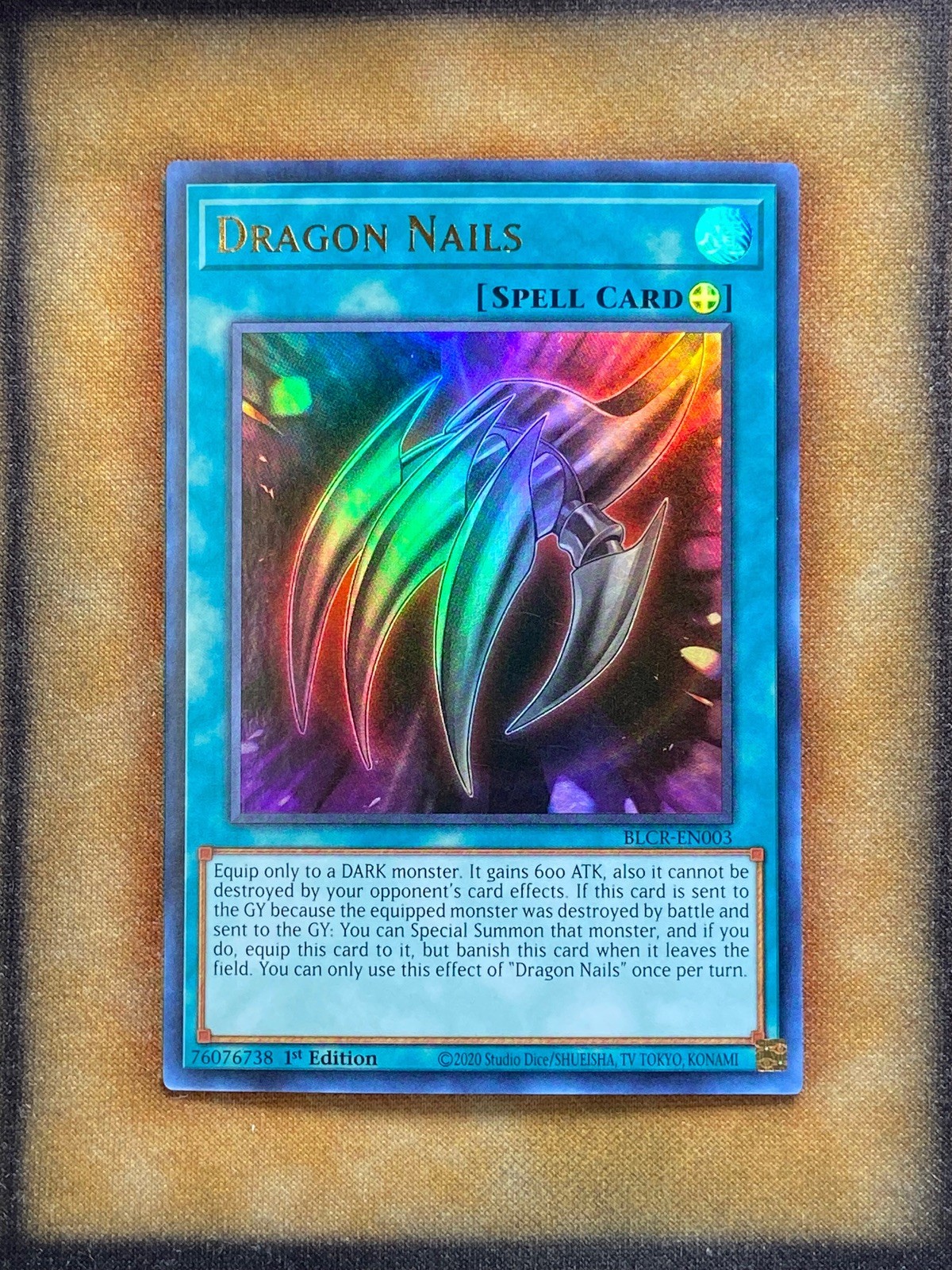 Yugioh Dragon Nails BLCR-EN003 Ultra Rare 1st Ed NM