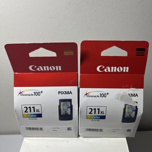 2-pak kolorowy wkład atramentowy Canon PIXMA 211 XL CL-211XL STALÓWKA W PUDEŁKU Z SZYBKĄ BEZPŁATNĄ WYSYŁKĄ