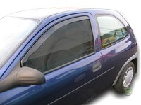 Windabweiser Regenabweiser Heko FüR Opel Corsa B 1993-2001 3-TüRer 2-Tlg