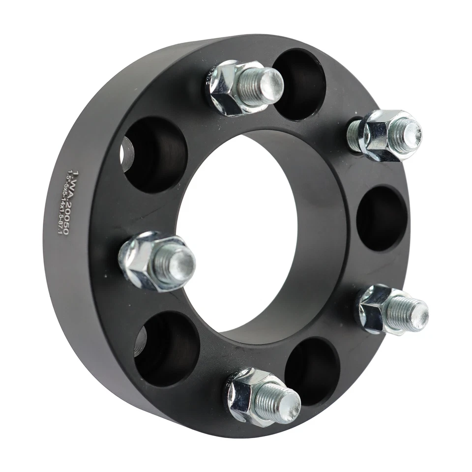 New 2Pcs 5x5"to 5x5" Wheel Spacers 1.5" 14x1.5 87.1mm for Chevy C1500 Dodge GMC - Imagem 4 de 4