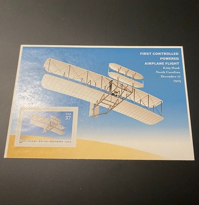 U.S. Scott #3783c First Flight of Wright Brothers Centennial S/A Pane of 1 MNH