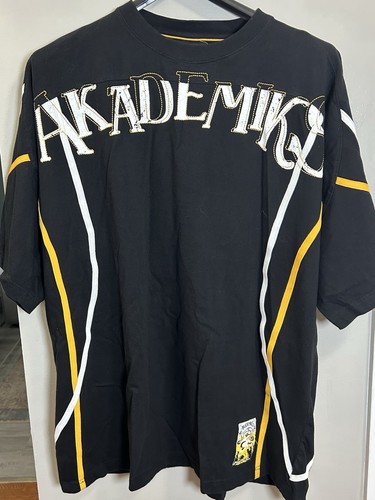 Y2K Akademiks Shirt Streetwear Jersey Hip Hop Style Riders In The Storm Mens 3XL - Picture 2 of 8