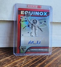 2022-23 Panini Flux Andrew Nembhard Equinox Red Prizm Rookie Auto RC #12/35 RARE