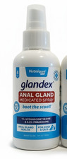 Glandex Anal Gland Medicated Spray for Dogs  Cats   1 Bottle  4 oz   exp 06/26
