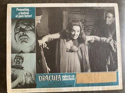 DRACULA: PRINCE OF DARKNESS 1966 Original Vintage Lobby Card w