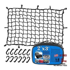 2'x3' Bungee Cargo Net Stretches to 4'x6' for Truck Bed,Pickup 2 ft x 3 ft
