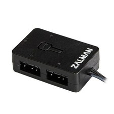 ARGB PC Fans Controller 4-Port Hub for 5V 3-Pin A-RGB, Easy Control Push