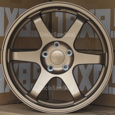 18 18x8.5 5x100 35 9six9 Six-1 Matte Bronze Te 6 Spokes Sport Wheels Set Of 4 18 18x8.5 5x100 35 9six9 Six-1 Matte Bronze Te 6 Spokes Sport Wheels Set Of 4