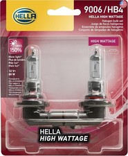 Hella 9006 80wtb Twin Blister High Wattage Bulbs 12v 2 Pack