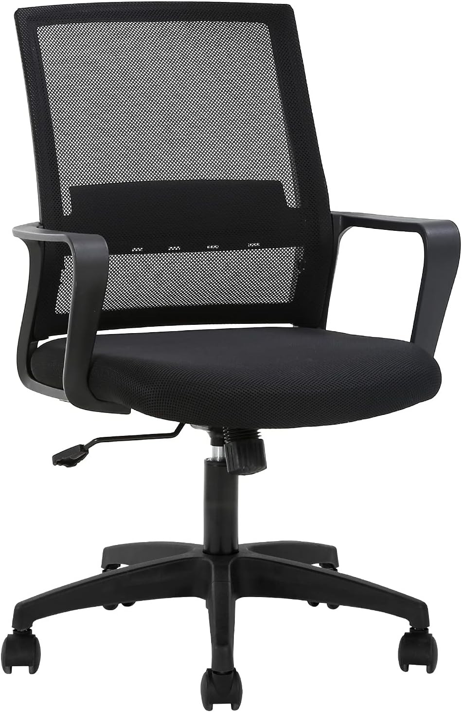 Ergonomic Desk Chair Mid-back Mesh Computer Chair Lumbar Support Co