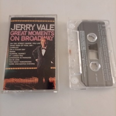 Jerry Vale Cassette Tape Great Moments on Broadway Musicals Kismet