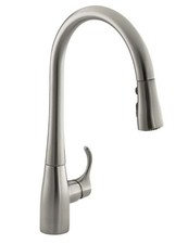 Kohler Simplice K-596-VS Pull Down Kitchen Faucet,Vibrant Stainless NEW