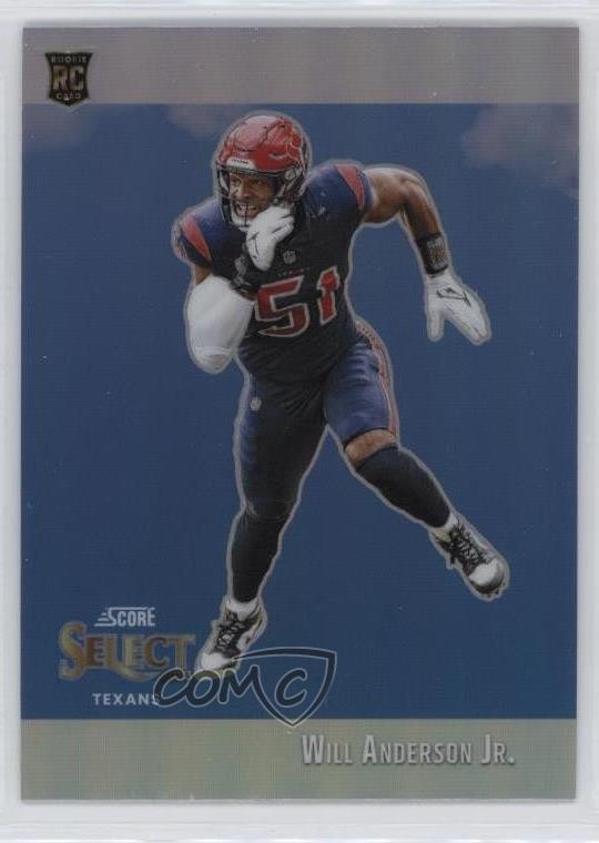 2023 Panini Select Score Throwback Silver Prizm Will Anderson Jr #STW-WAN 0nr3