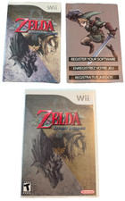 Nintendo Zelda Twilight Princess Nintendo Wii Disc w Case Manual 2006 NTSC-U/C T