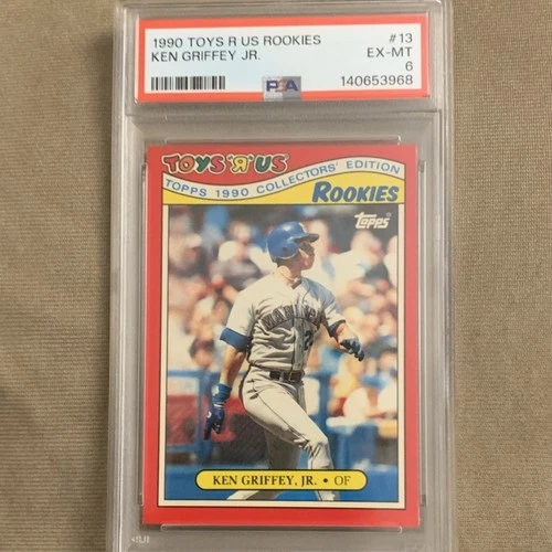 Topps 1990 Toys R Us Rookies Ken Griffey Jr #13 PSA 6 Seattle Mariners