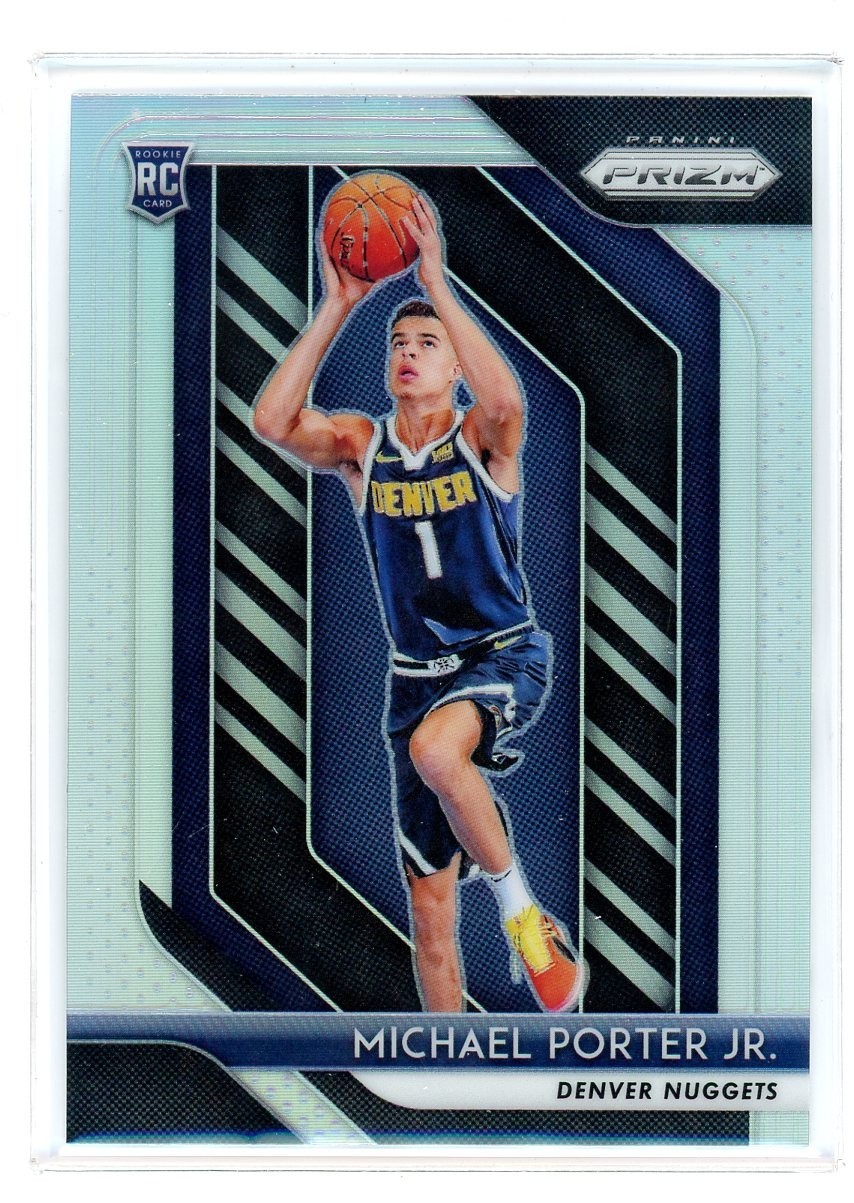 2018-19 Panini Prizm #32 Michael Porter Jr. RC Rookie Silver Prizm (DG)
