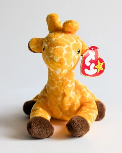 Ty Beanie Baby Original Twigs the Giraffe 1995 Retired Vintage 7" Plush Toy