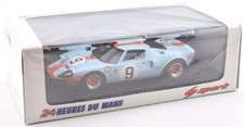 Spark Ford GT40 - Gulf - 1968 24hrs Le Mans Winner 1:43 Diecast Car 43LM68
