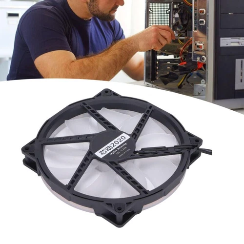 200 mm 4Pin PWM 5V Silencioso Bajo Ruido -Funda -Ventilador para PC -Refrigeración Alta - Imagen 24 de 24