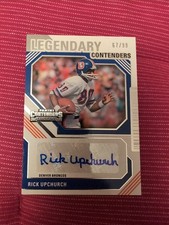 2024 Panini Legendary Contenders Rick Upchurch Auto #LC-RUH /99 Denver Broncos