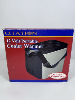 #ad New In Box Citation 12V Portable Cooler Warmer 9 Can Capacity WOW $46.75