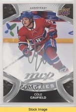 2021-22 Upper Deck MVP Rookie Silver Script Cole Caufield #243 READ nv3